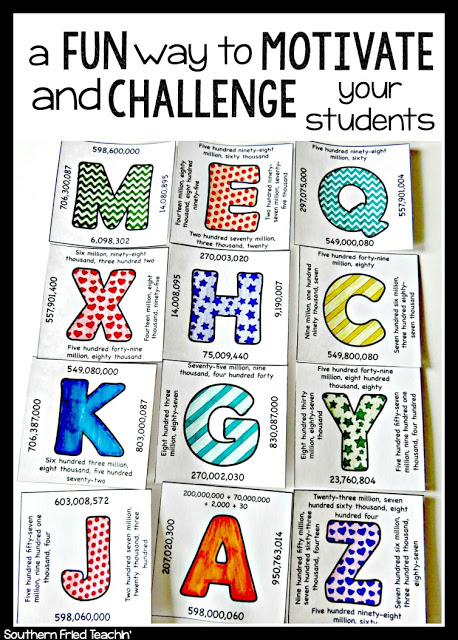 Want to motivate your students to practice math skills in a fun and challenging way?  These are NO PREP and can be used over and over!