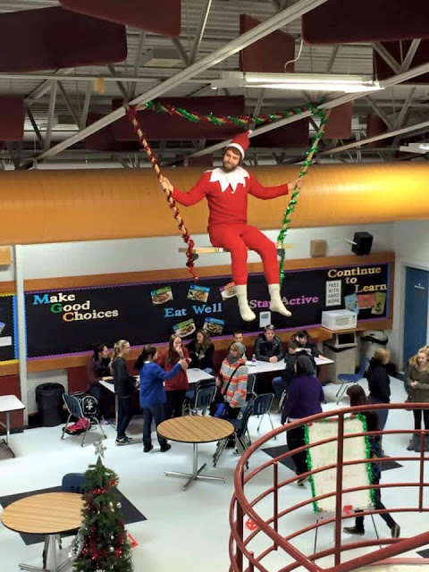 real live elf on the shelf principal elementary school