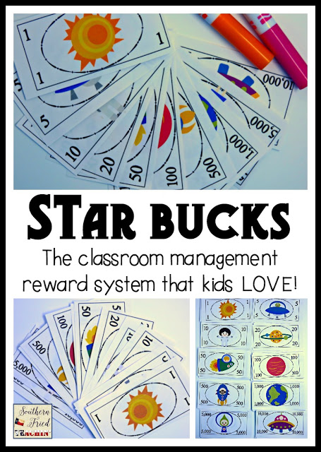 STAR Bucks in the classroom? You bet! Star Bucks are fun and easy classroom economy system that kids love. Great for behavior, homework, and participation. Perfect for the home too!