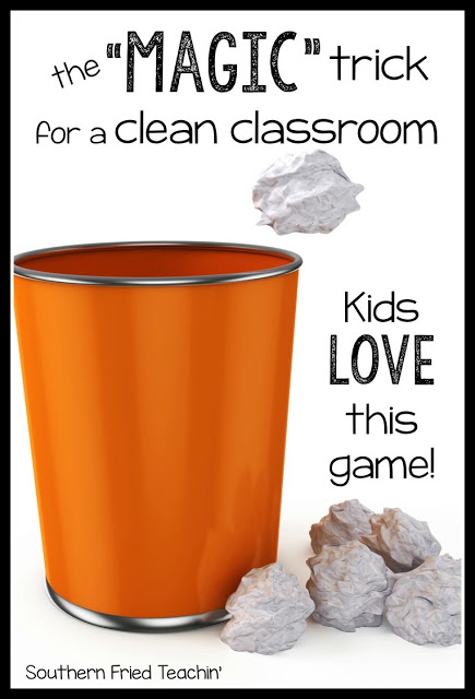 Attention teachers! This is THE easiest way to get your students to clean the classroom at the end of the day. Students love and beg for the "game"!