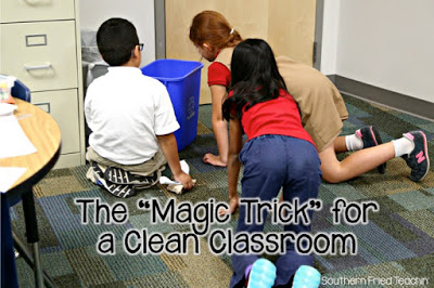 Attention teachers! This is THE easiest way to get your students to clean the classroom at the end of the day. Students love and beg for the "game"!