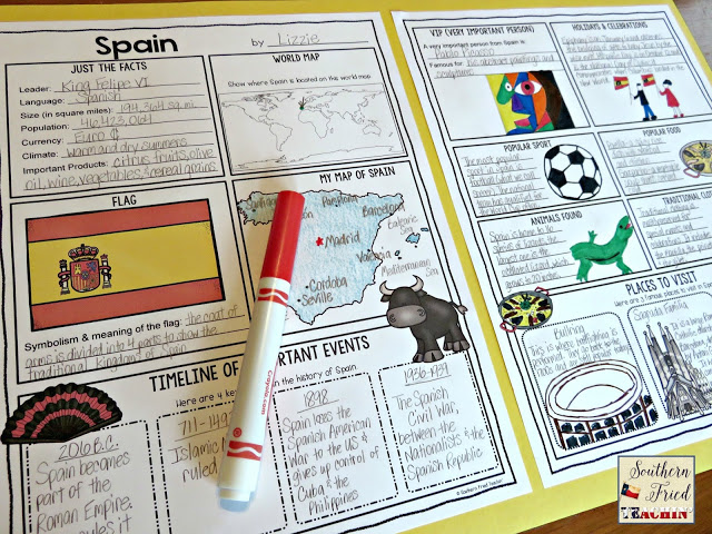 Do you have your students research about different countries? Looking for a unique way for students to display their research? These student-friendly posters are perfect for students to display their country research! And they look fabulous on a classroom bulletin board or hallway display!
