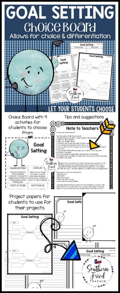 Goals board for each studentLOVE