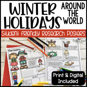 Student friendly research projects on winter holidays around the world