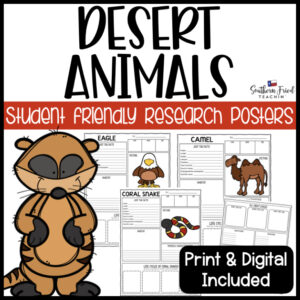 Student friendly research projects on desert animals