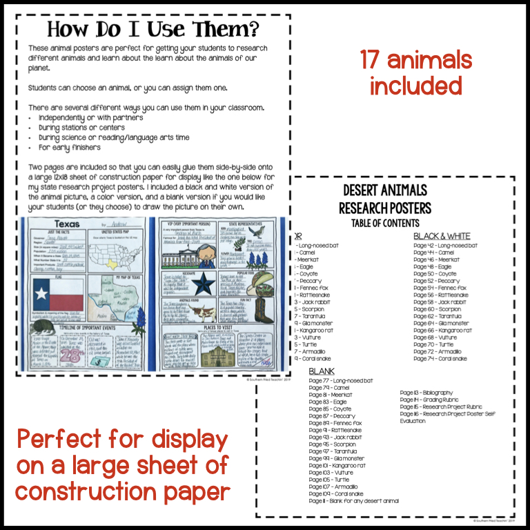 Endangered Species Research project- graphic organizers- DIGITAL!
