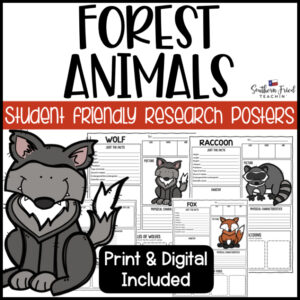 Student friendly research projects on forest animals