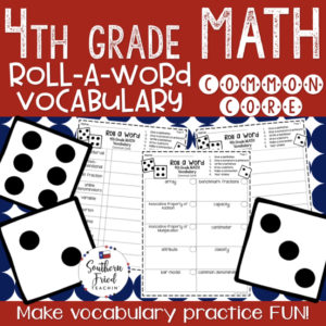 4th grade common core math vocabulary