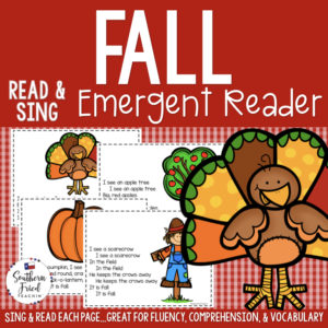 This Fall Early Reader is super unique to other readers...you not only read each page, you sing it to "Where Is Thumbkin?". Students love them! Also a FUN way to practice reading, increase fluency through singing and repetition, and improve vocabulary.