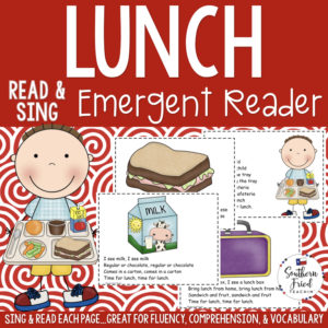 This Lunch Early Reader is super unique to other readers...you not only read each page, you sing it to "Where Is Thumbkin?". Students love them! Also a FUN way to practice reading, increase fluency through singing and repetition, and improve vocabulary.