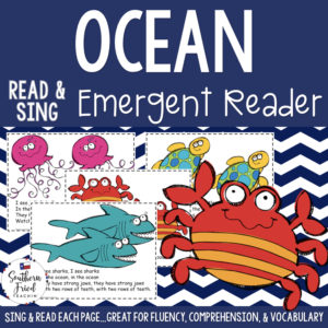 This Ocean Early Reader is super unique to other readers...you not only read each page, you sing it to "Where Is Thumbkin?". Students love them! Also a FUN way to practice reading, increase fluency through singing and repetition, and improve vocabulary.