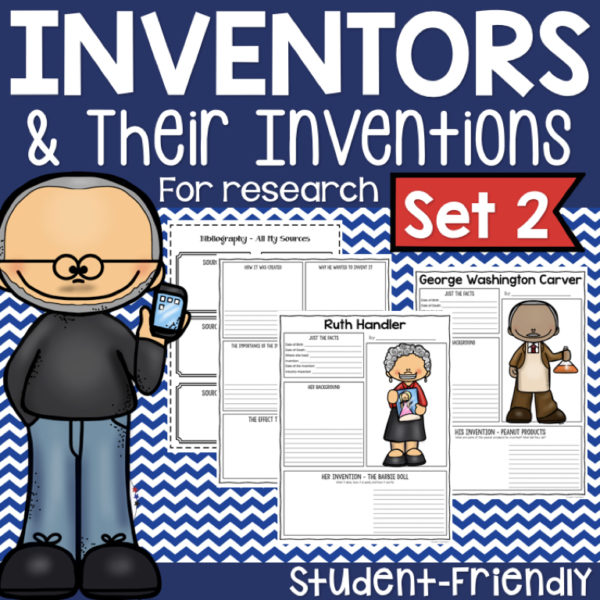 Inventor Research Project Posters - Set Two - Southern Fried Teachin'