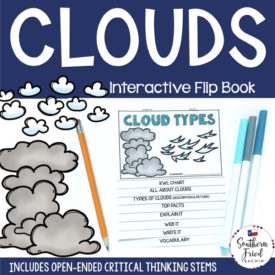 Cloud Types Interactive Flip Book - Southern Fried Teachin'