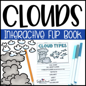 Engaging Cloud Types Interactive Flip Book which is perfect for review and assessment