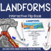 Landforms Interactive Flip Book - Southern Fried Teachin'