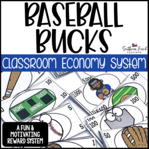 Baseball Bucks are a fun and motivating classroom economy reward system that your students will love