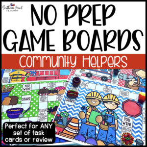 Fun & engaging NO PREP game boards that are perfect to use with task cards, reviews, and worksheets