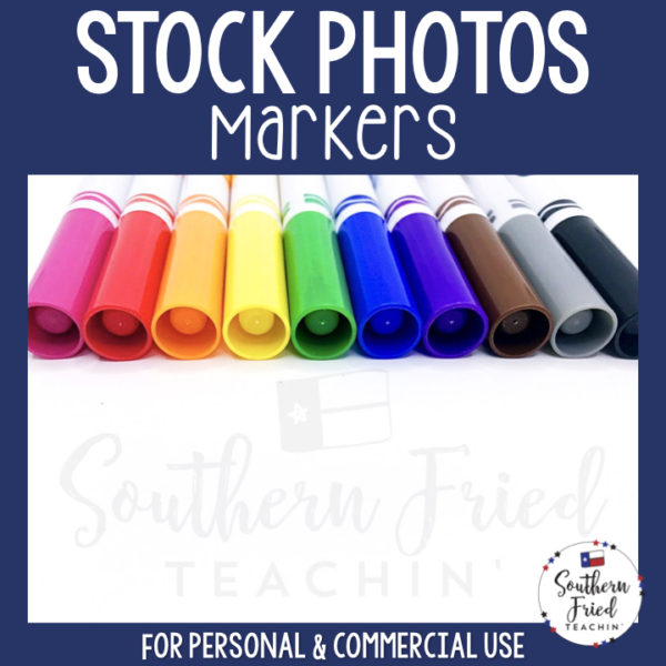 Jazz up your blog posts, social media, and cover photos with this bright and cheery, eye-catching stock photo of colorful rainbow markers!