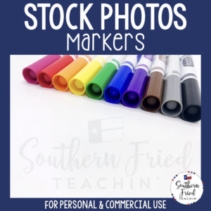 Jazz up your blog posts, social media, and cover photos with this bright and cheery, eye-catching stock photo of colorful rainbow markers!
