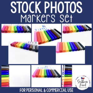 Jazz up your blog posts, social media, and cover photos with these bright and cheery, eye-catching stock photos of colorful rainbow markers!