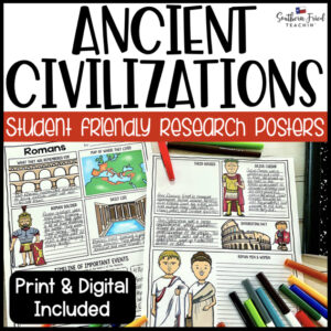 Student friendly research projects on ancient civilizations