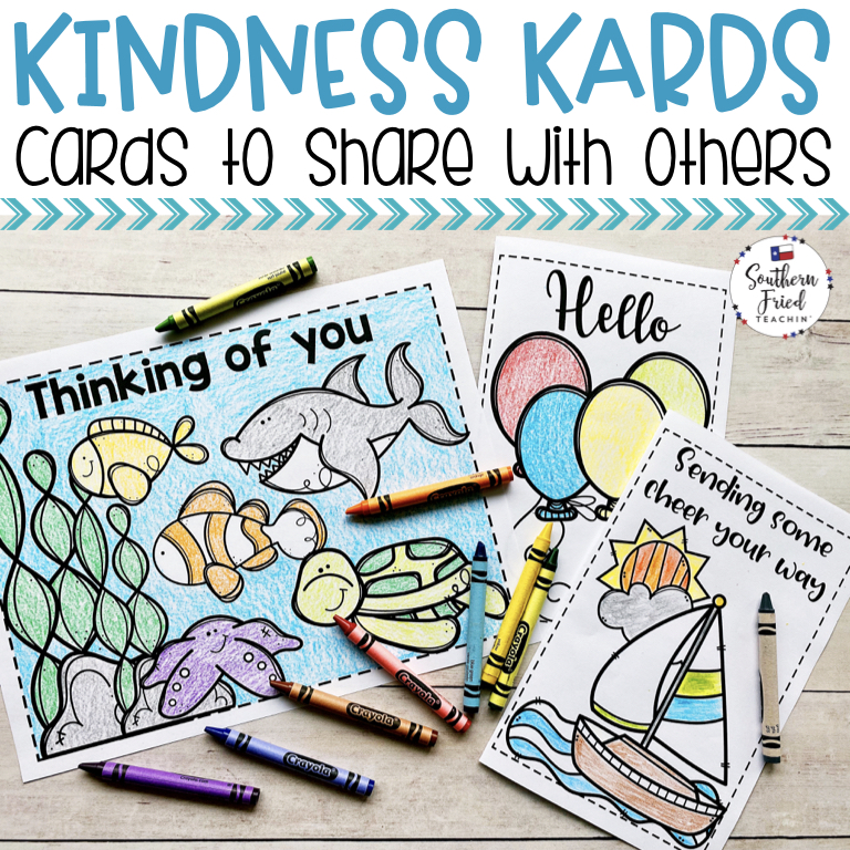 Are you looking for a free and easy way for your students to spread some Coronavirus kindness and cheer? These "Kindness Kards" are perfect for sharing with elderly and nursing home residents!