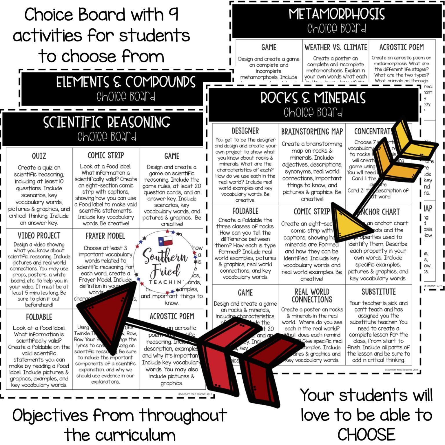 science-choice-boards-southern-fried-teachin