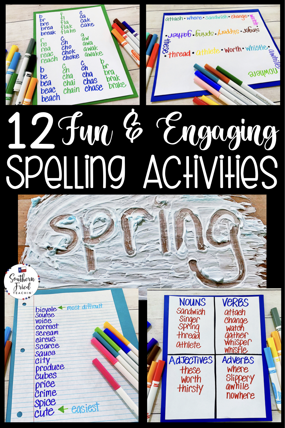 Fun And Engaging Ways To Practice Spelling Words Southern Fried Teachin