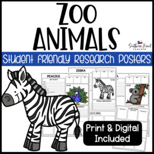 Student friendly research projects on zoo animals